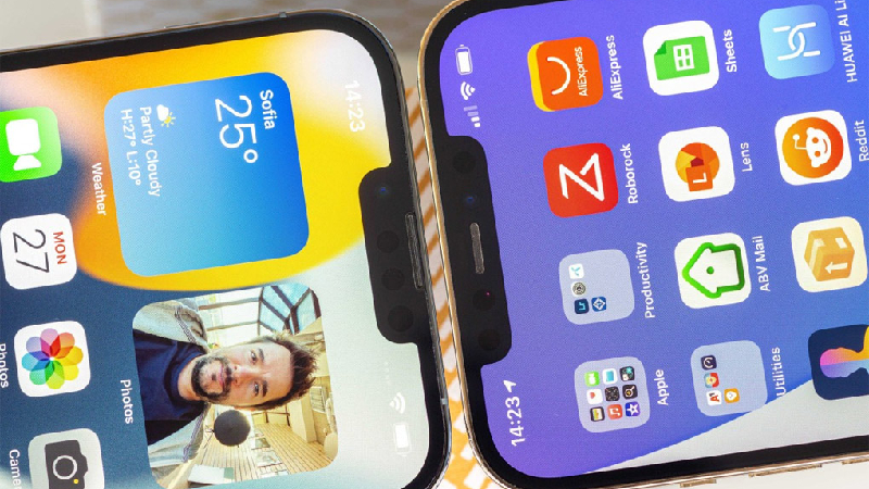 Phần tai thỏ của iPhone 13 được thu gọn 20% so với các dòng trước đó